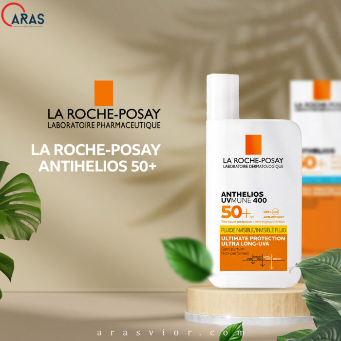 کرم ضد آفتاب فلویید لاروش پوزای La Roche Posay بی رنگ مدل آنتلیوس 400 Anthelios