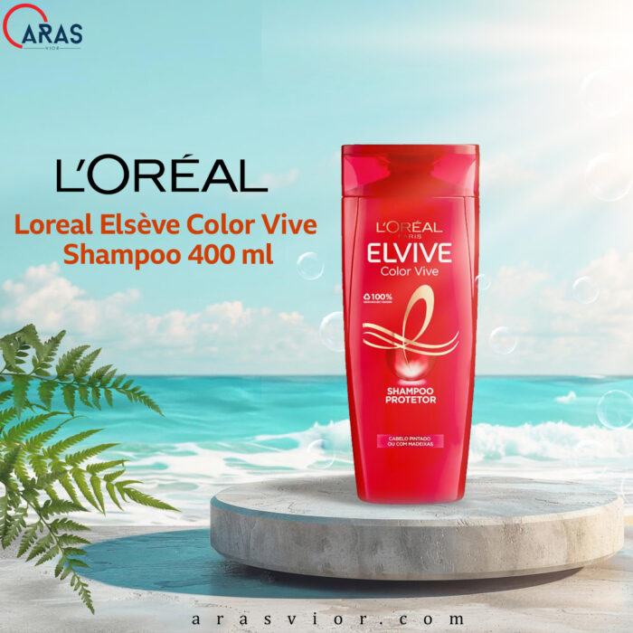 شامپو لورال السیو قرمز Loreal Color Vive مخصوص موهای رنگ شده