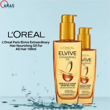 روغن مو های خشک الویو لورآل فرانسه L’Oreal Paris Elvive Extraordinary Hair Nourishing Oil For All Hair 100ml